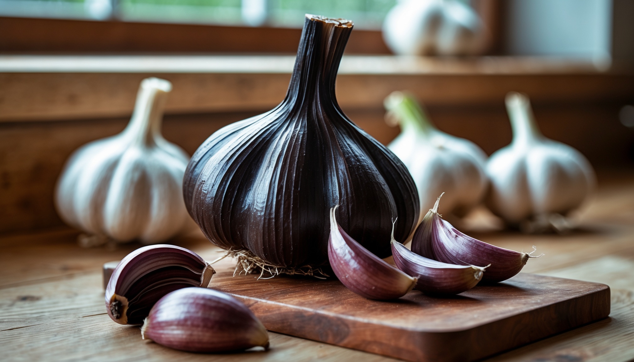 Black Garlic (No Salt, Just Time and Heat)