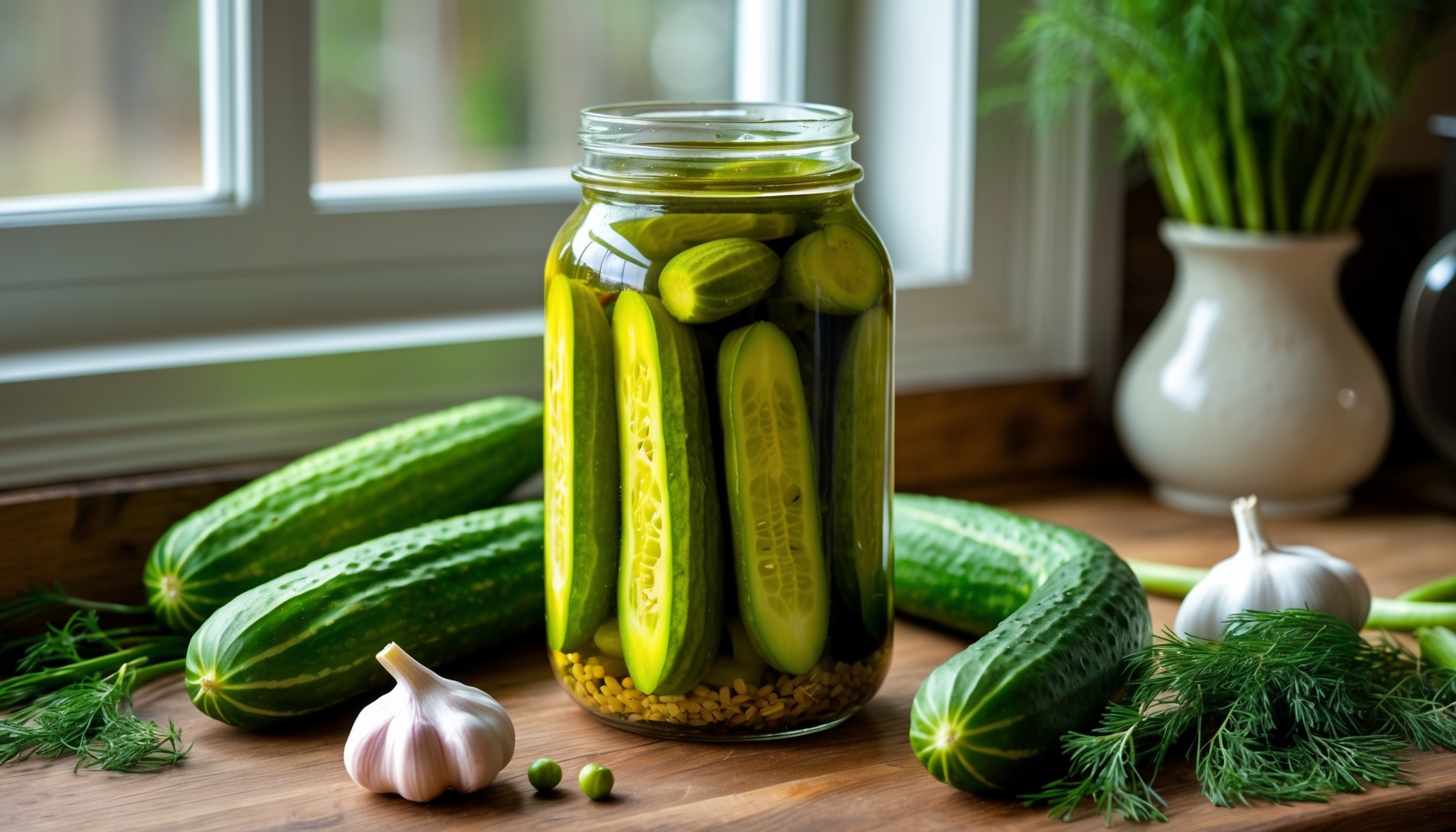 Half-Sour Pickles (NY Deli Style)