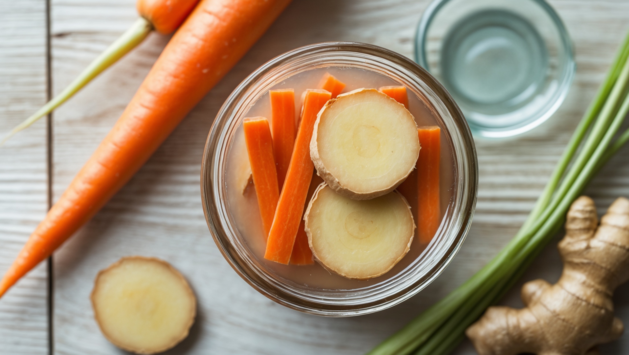 Fermented Carrots With Ginger