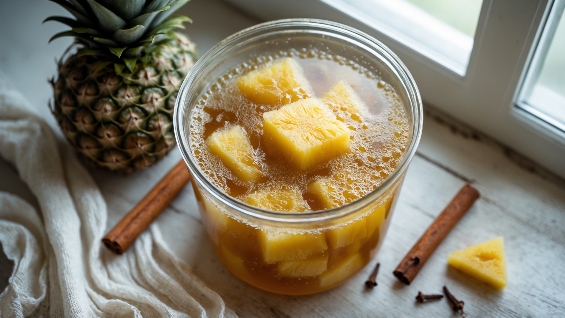 Tepache: Fermented Pineapple Drink
